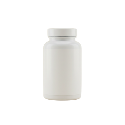 Generic unbranded supplement bottle cutout