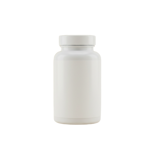 Generic unbranded supplement bottle cutout