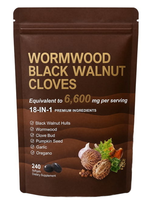 Wormwood Black Walnut Cloves pouch cutout