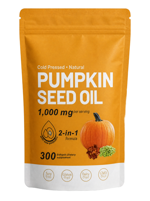 Pumpkin Seed Oil pouch cutout