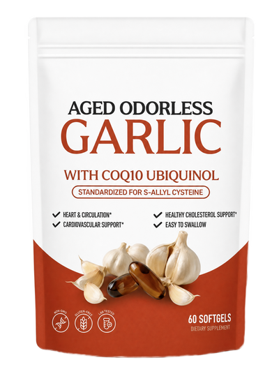 Aged Odorless Garlic pouch cutout