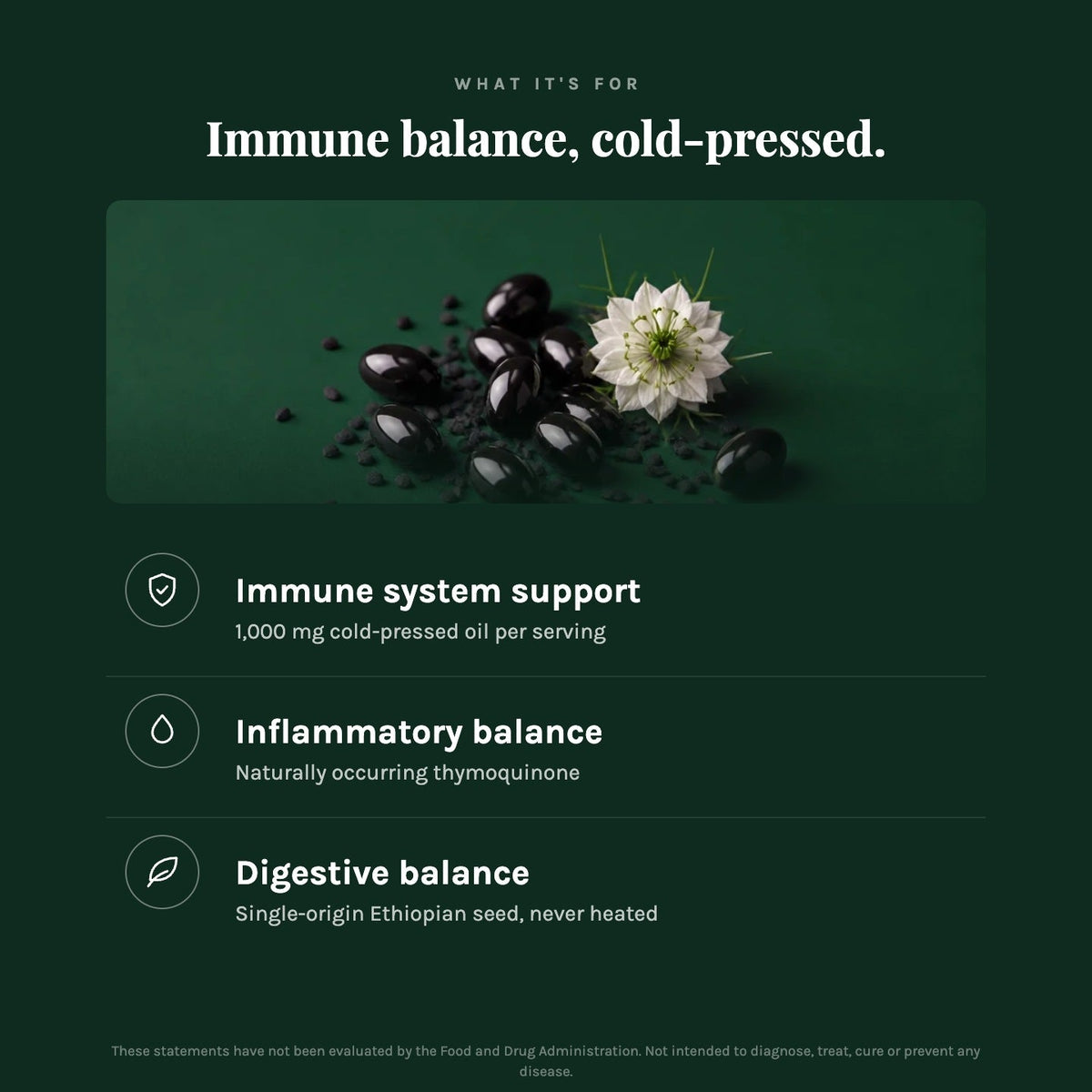 What Botanical Ethiopian Black Seed Oil is for