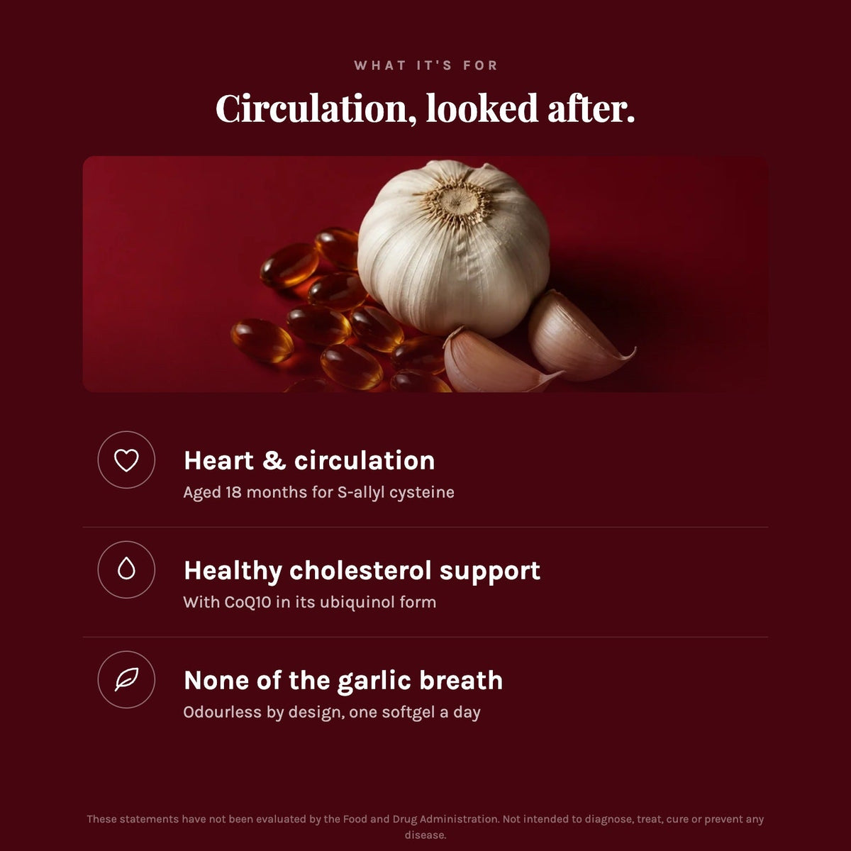 What Botanical Aged Odorless Garlic is for