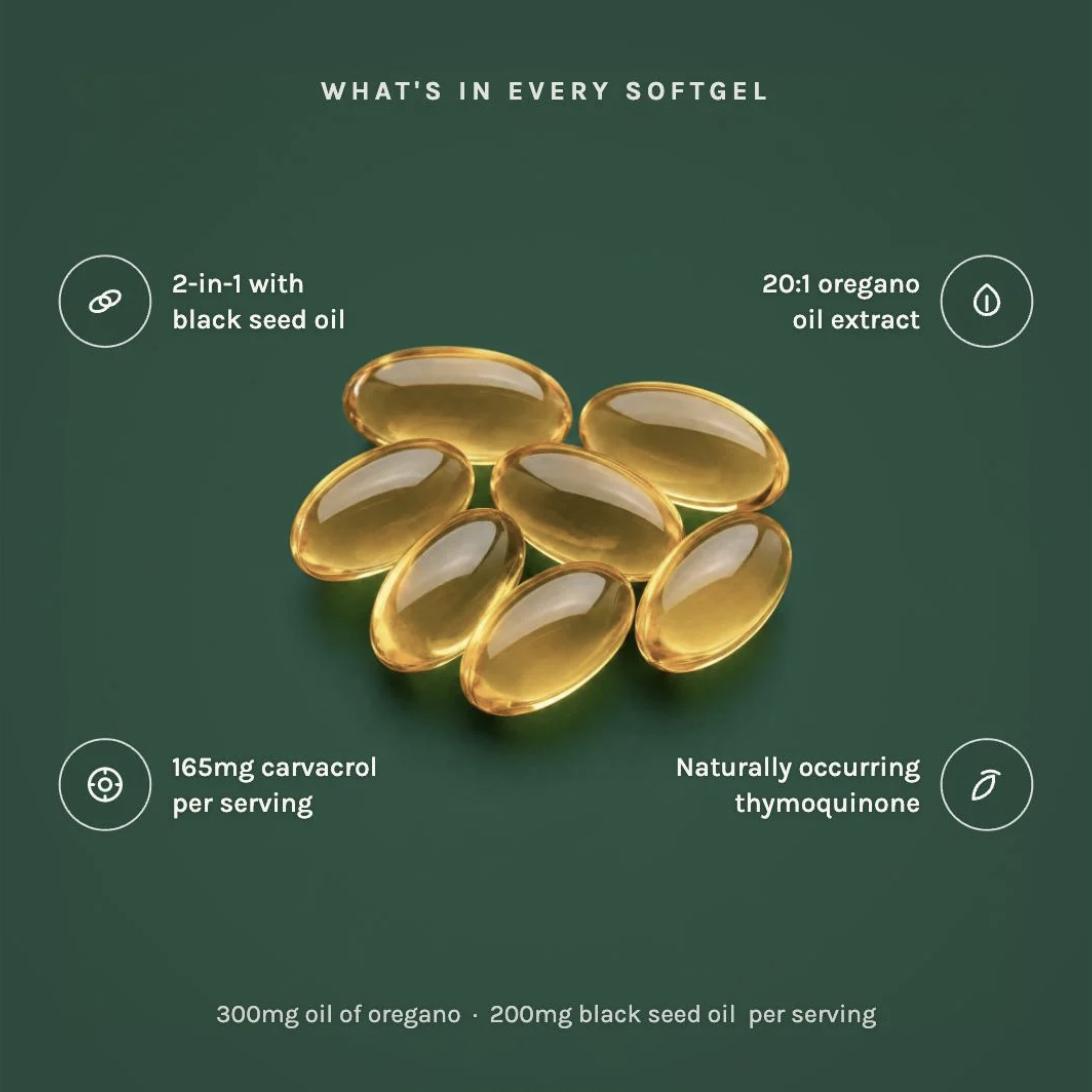 What's in every Botanical Oil of Oregano softgel