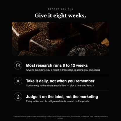 Give it eight weeks